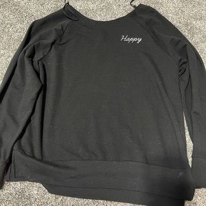 VS pink wide neck sweater